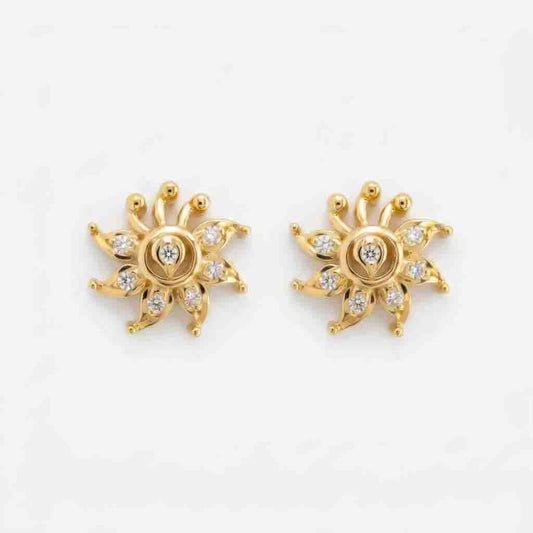 Silver Mayura Earring