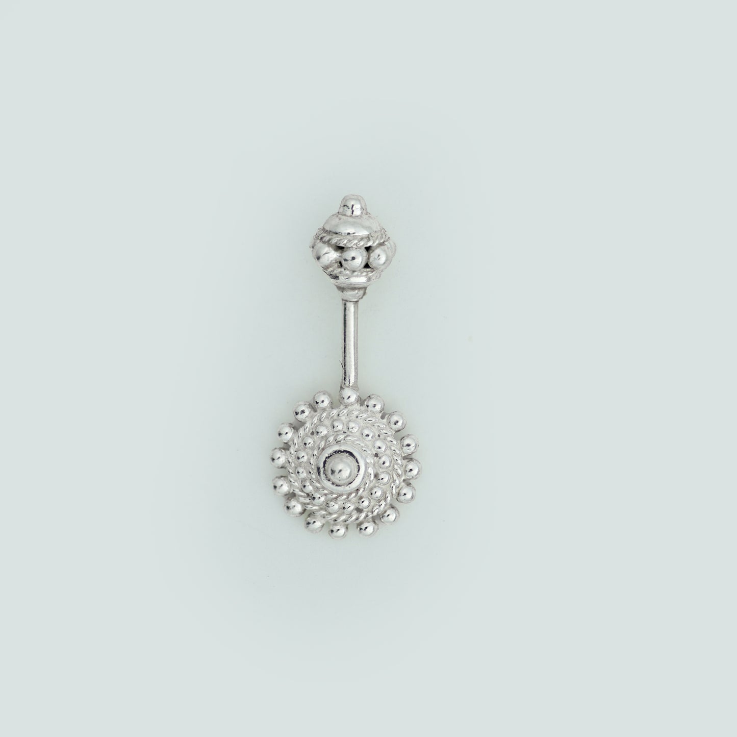 Silver Bugadi Dhal Gada Top Design