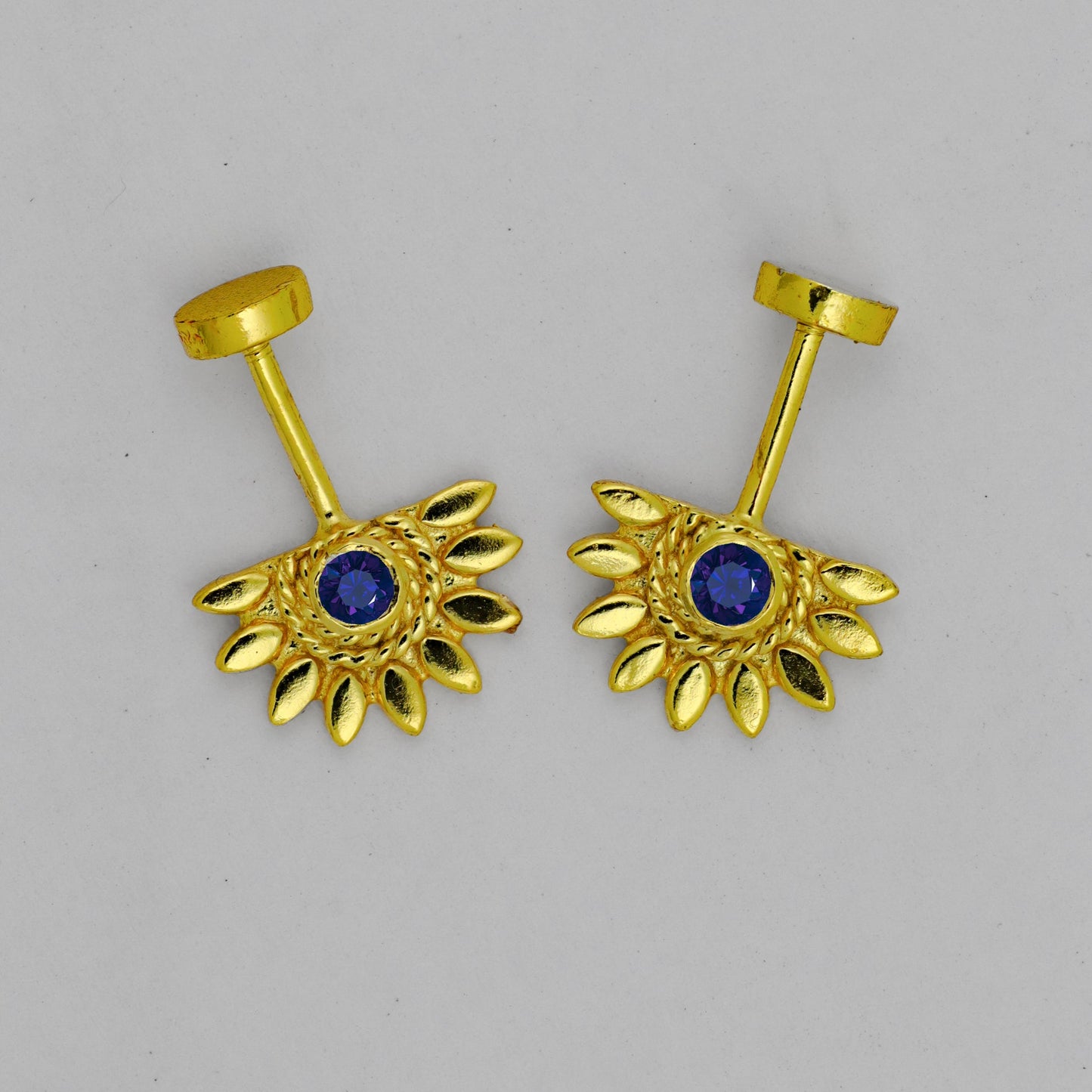 SUN BUGADI BLUE STONE GOLD PLATED