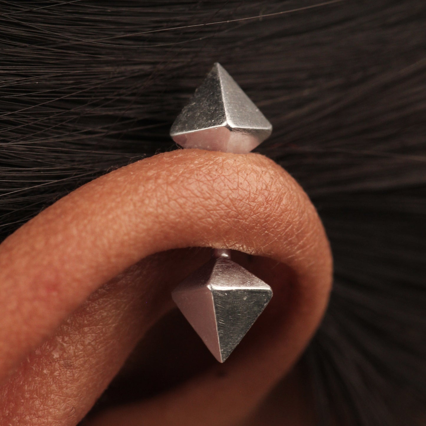 Silver Bugadi Octahedron Dual Design