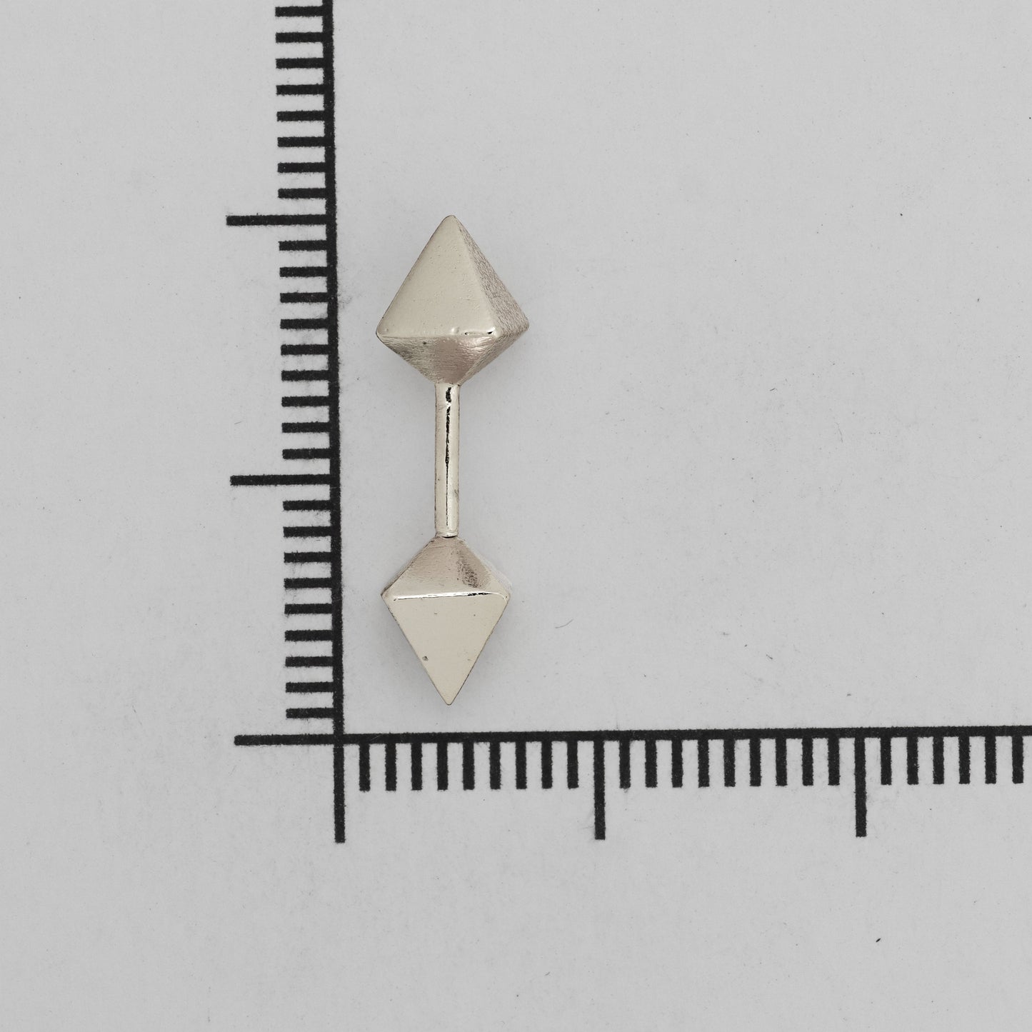 Silver Bugadi Octahedron Dual Design