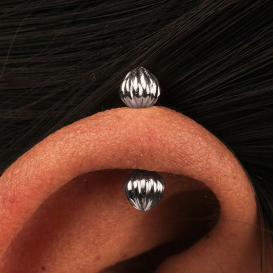 Silver Bugadi Modak Dual Design
