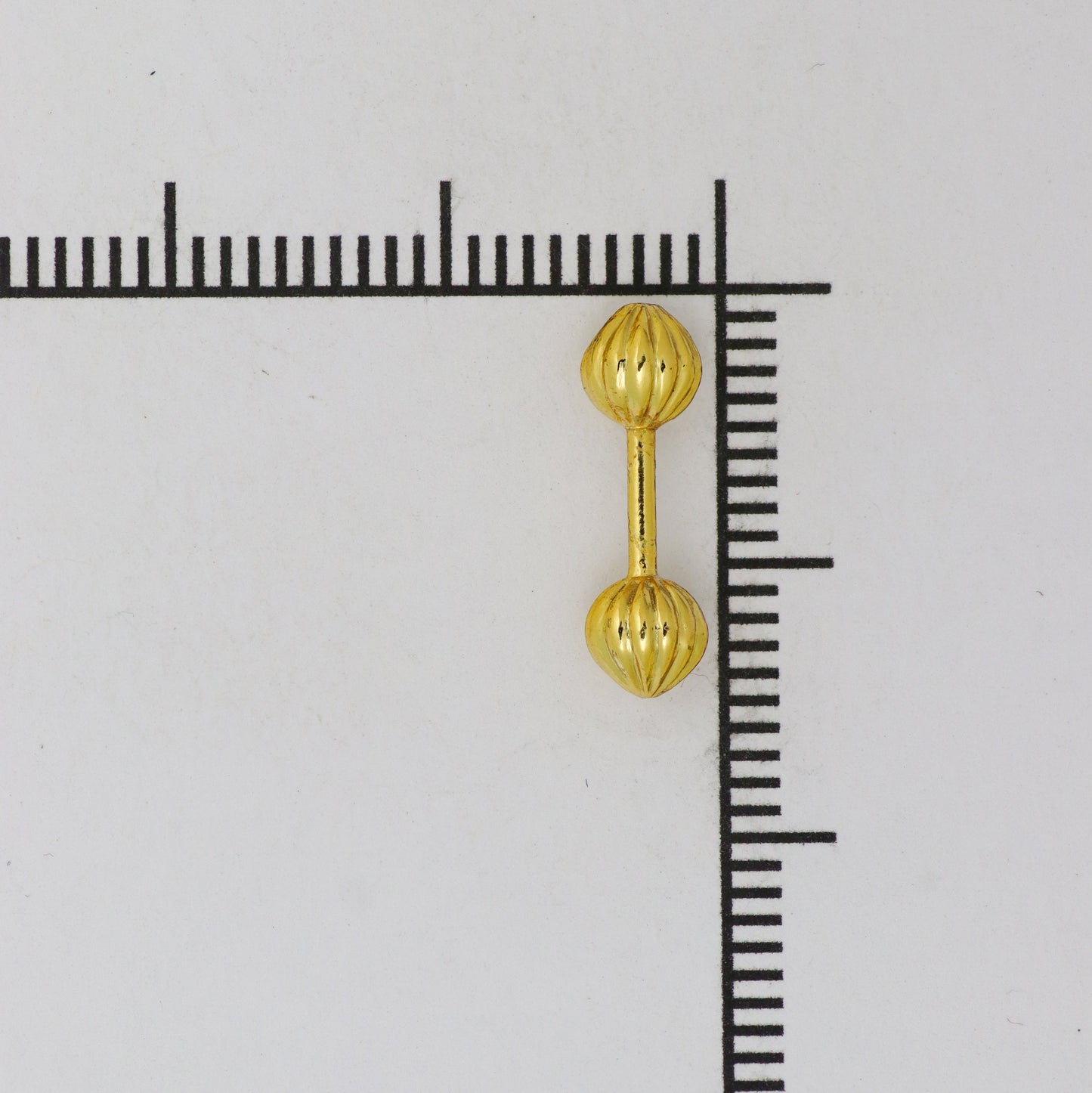 Silver Bugadi Modak Dual Gold Design