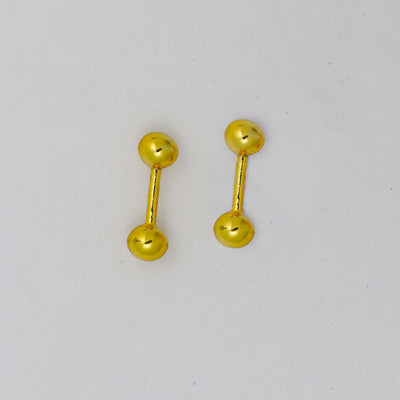 Silver Bugadi Ball Dual Gold Design