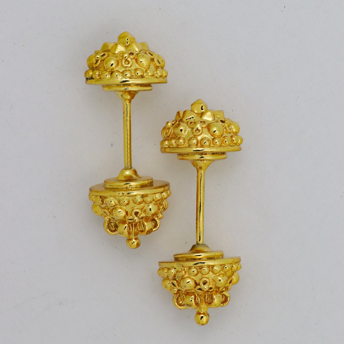 Silver Bugadi Rajmukut Dual Gold Design