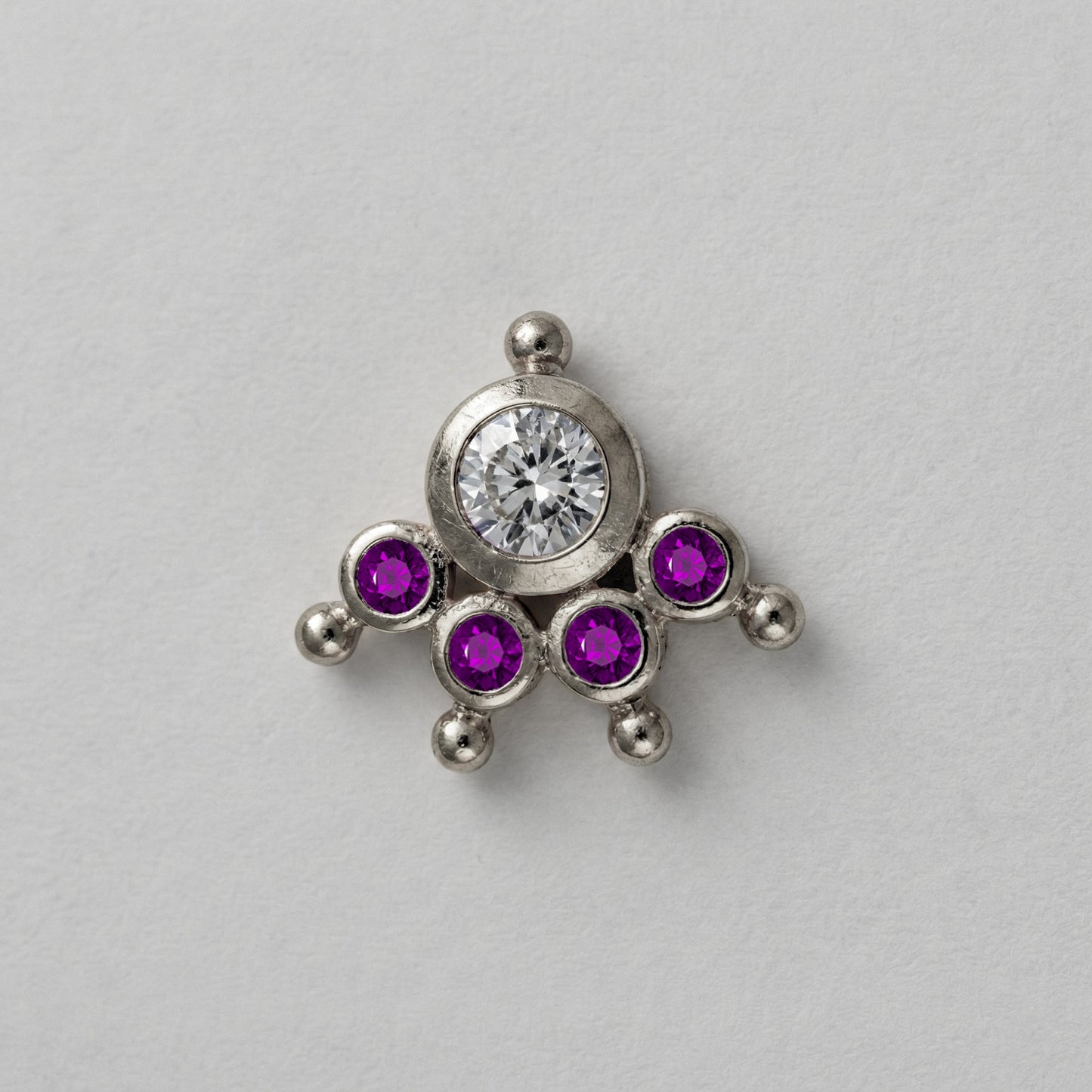 NOSE PIN FULL WHITE
