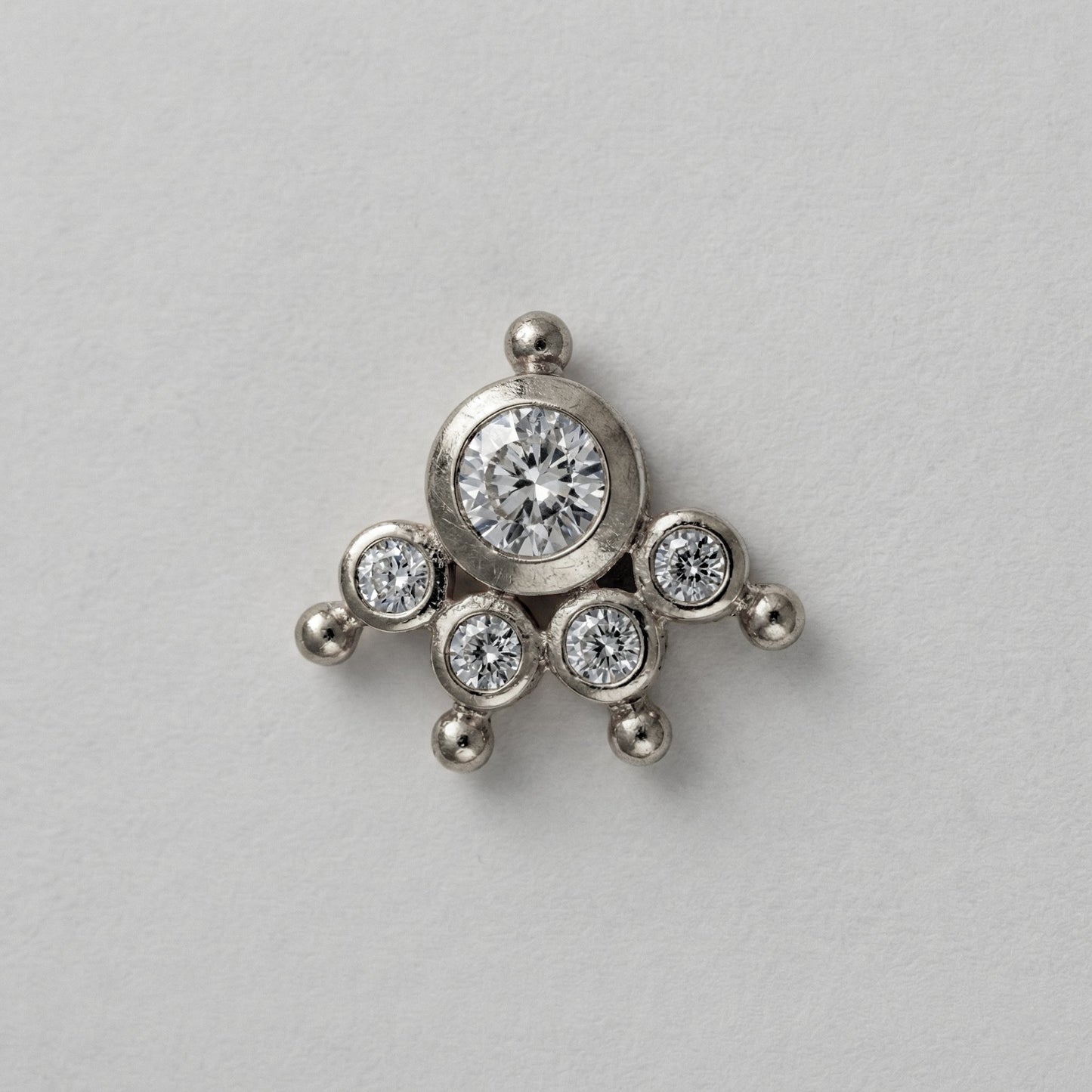 NOSE PIN FULL WHITE