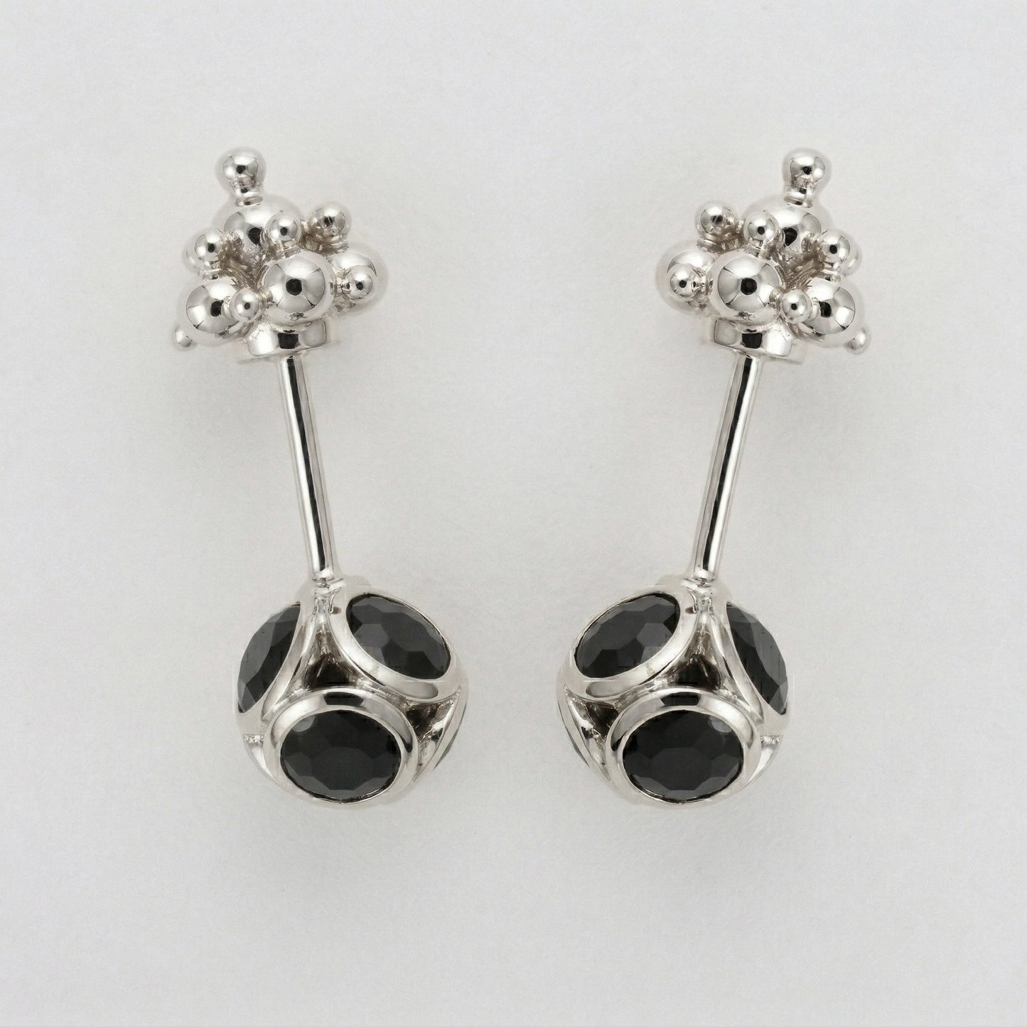 Silver Bugadi Stone Ball Gopuram Top Nazar Black Design