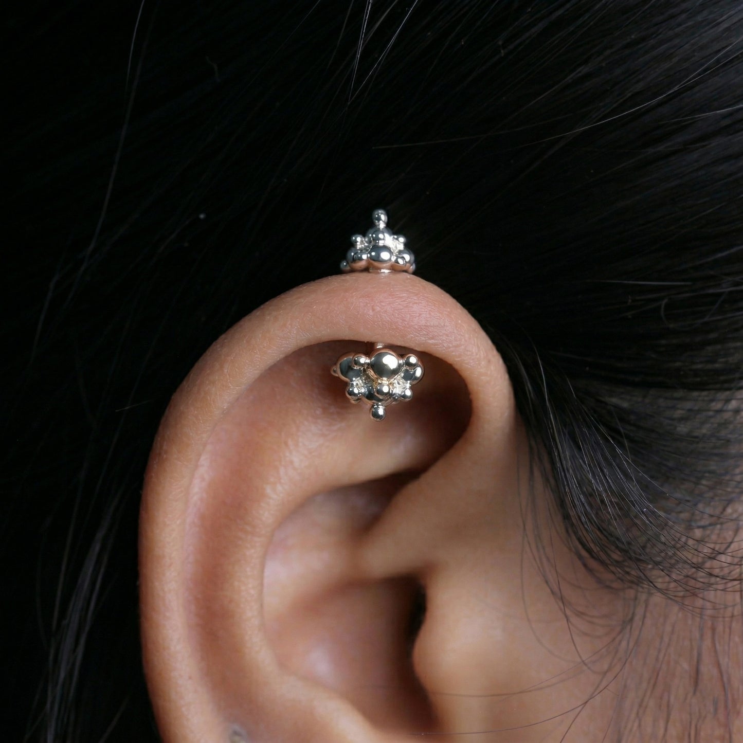 Silver Bugadi Gopuram Dual Design