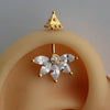 SILVER 5 MARQUIS DIAMOND STONE SHIKHAR TOP GOLD BUGADI