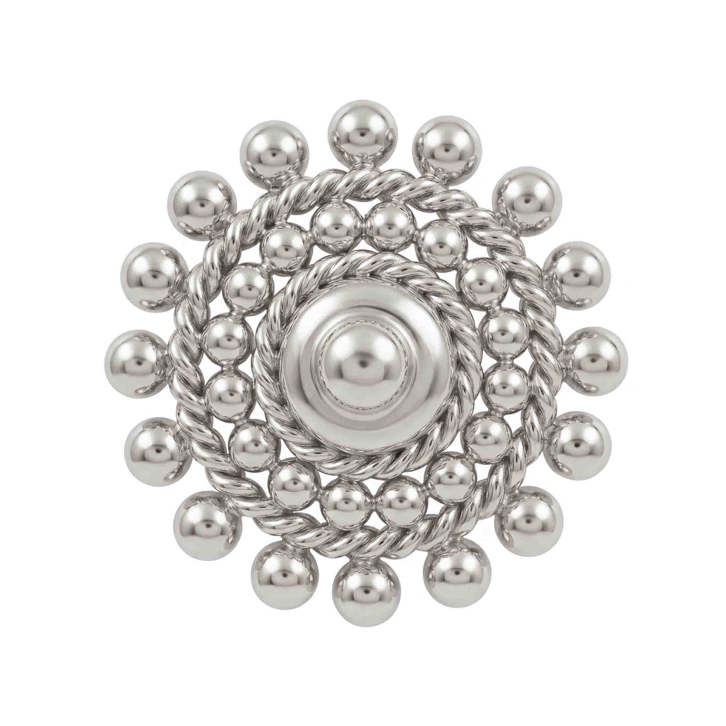 Silver Dhal Nose pin