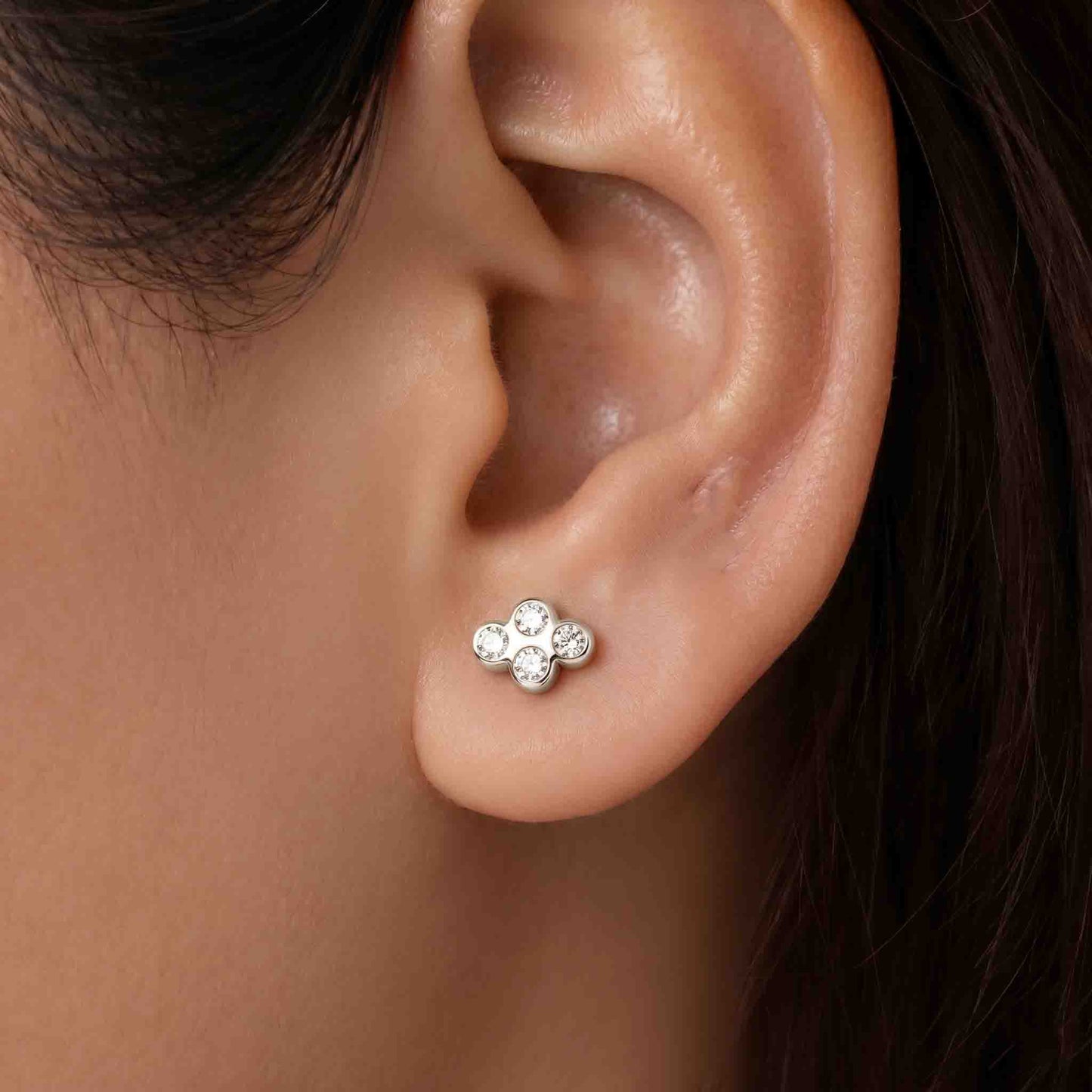 Silver Charokha Earring