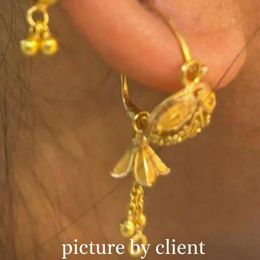 Custom Jhumki Hoops