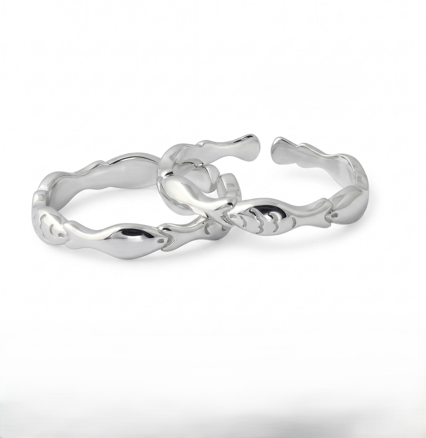 Silver Fish Toe Ring