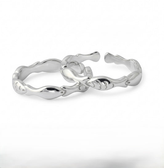 Silver Fish Toe Ring