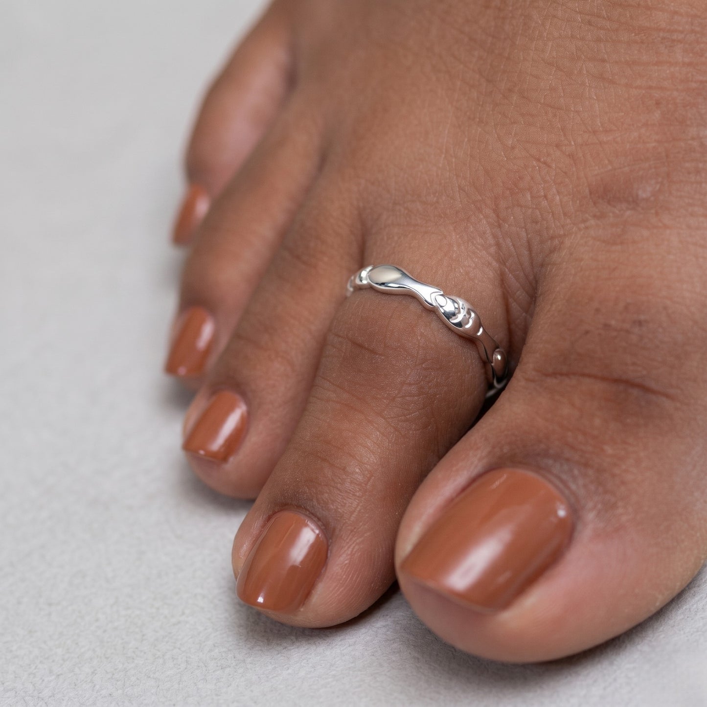 Silver Fish Toe Ring