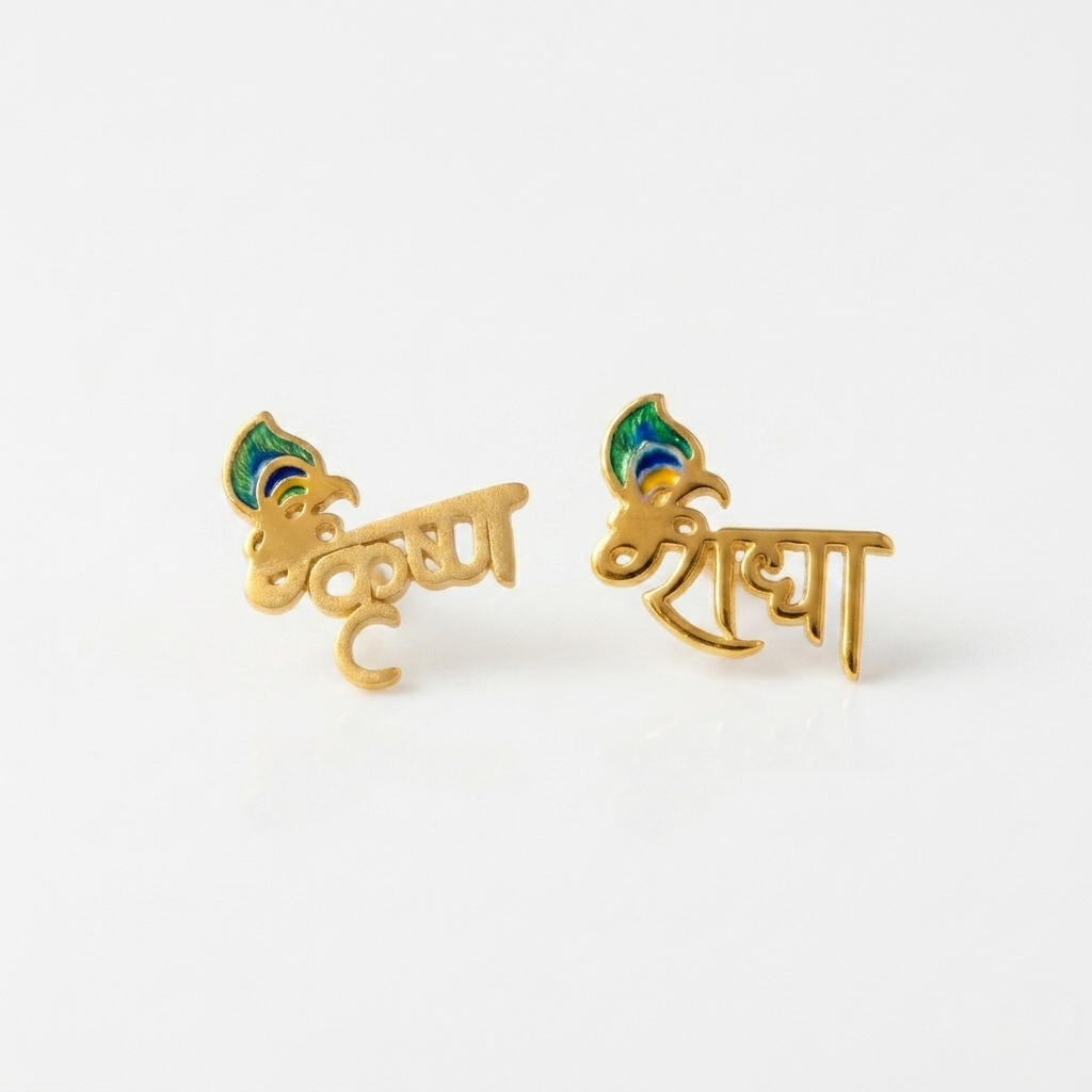 Radha Krishna Earings