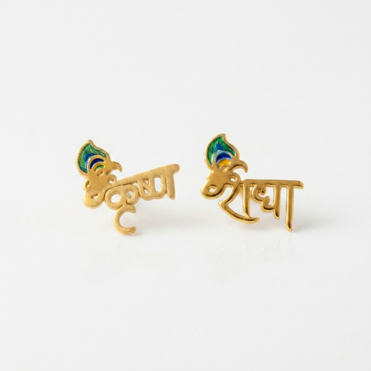 Radha Krishna Earings
