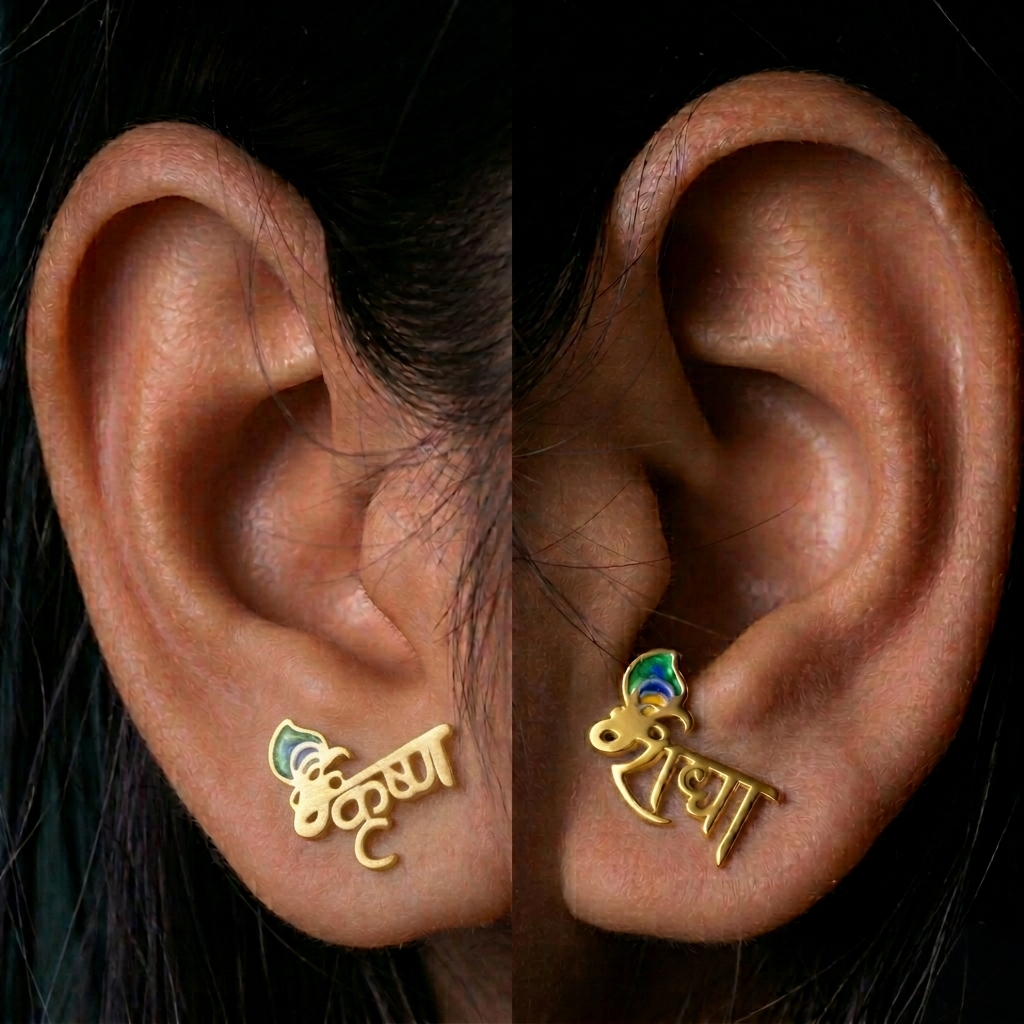 Radha Krishna Earings