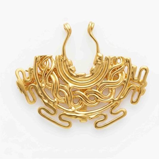 Jharokha Clipon Septum 925 Silver