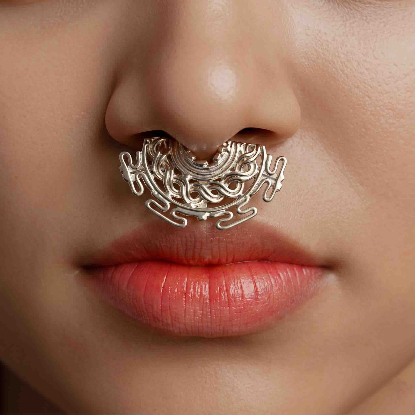 Jharokha Clipon Septum 925 Silver