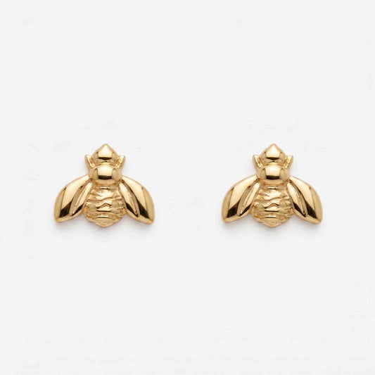 Silver Bee Earring