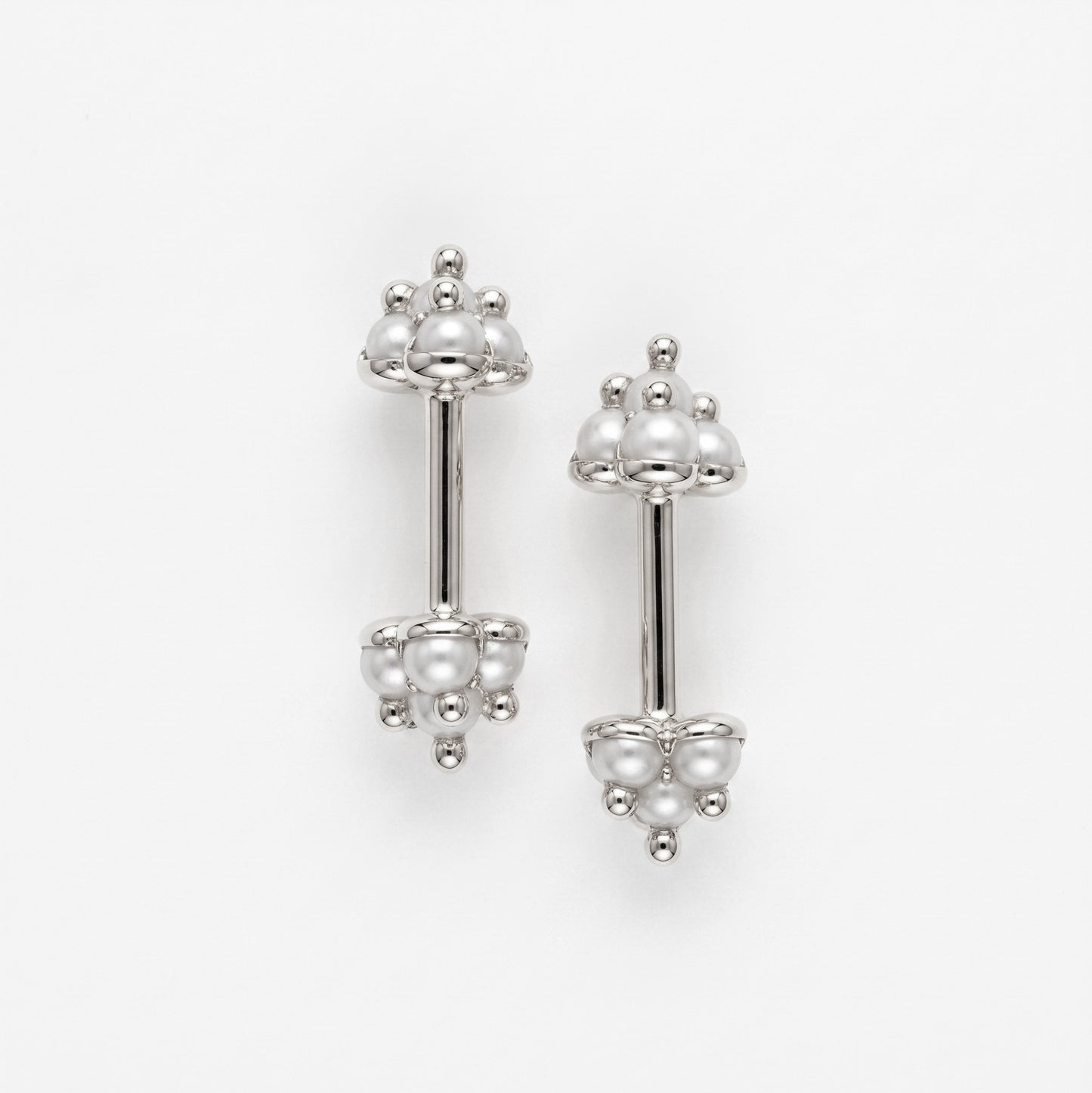 Silver Bugadi Gopuram Pearl Dual Design