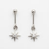 Silver Bugadi Hanging Sitara Ball Top Design