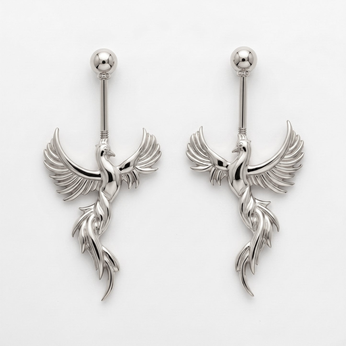 Silver Bugadi Phoenix Ball Top Design