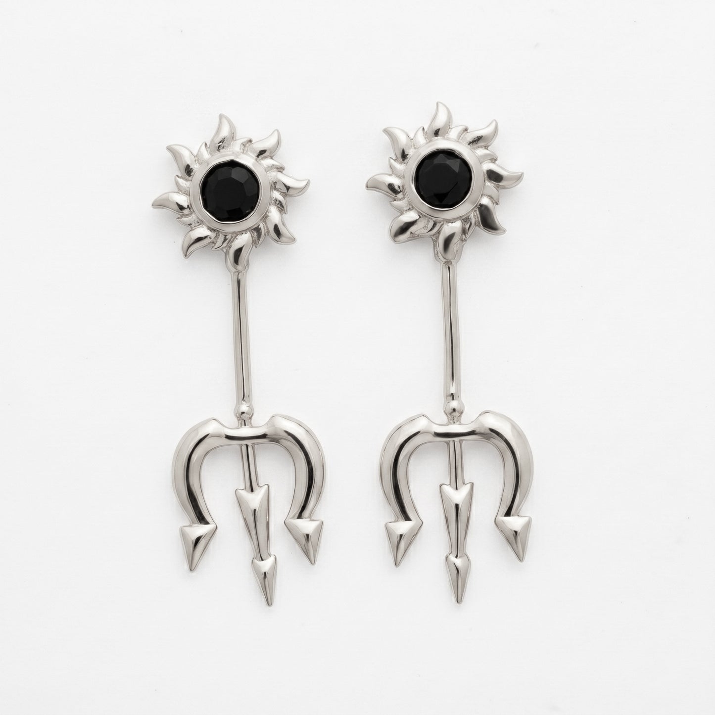 Silver Bugadi Trishul Surya Top Design