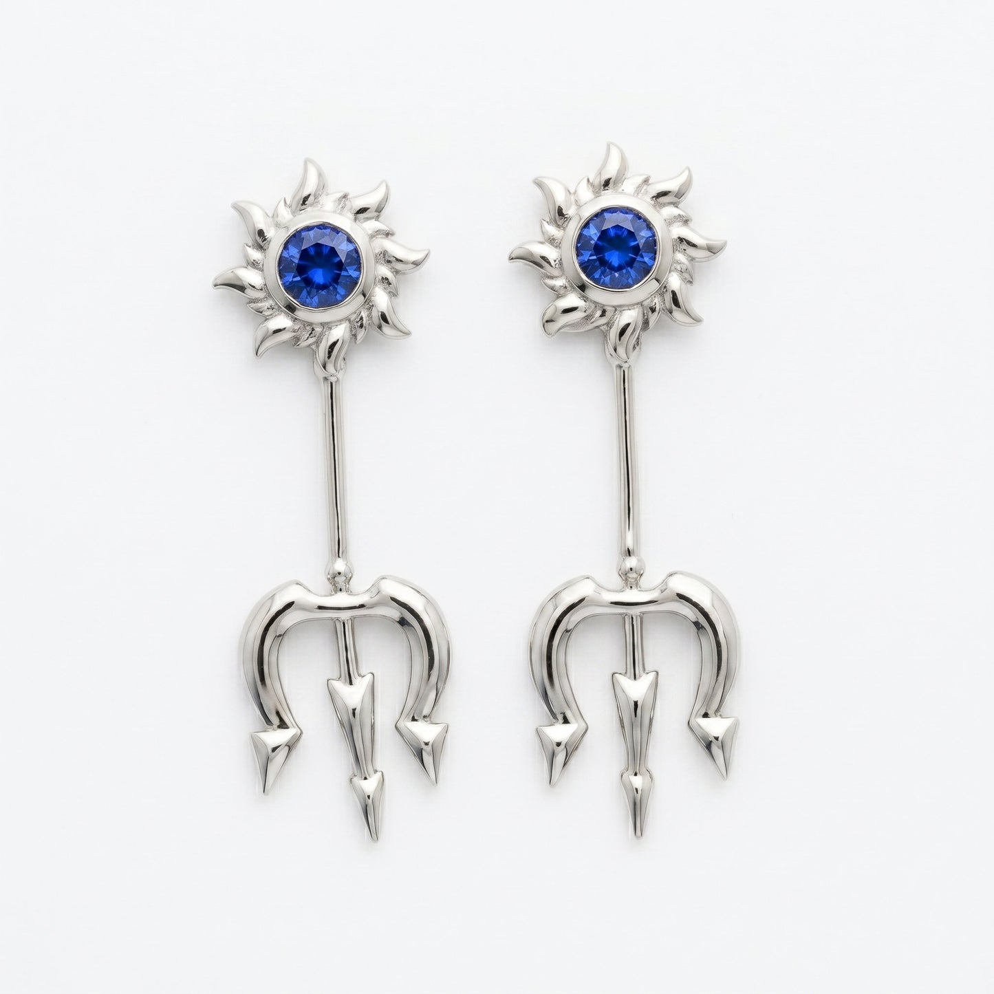 Silver Bugadi Trishul Surya Top Design