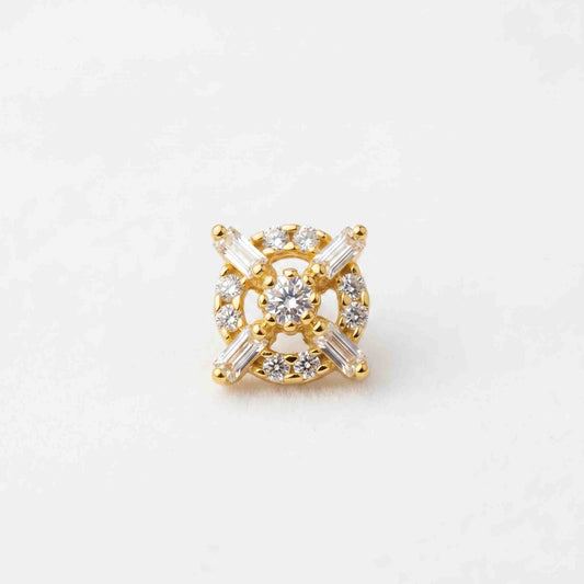 Silver Chaupar Nosepin