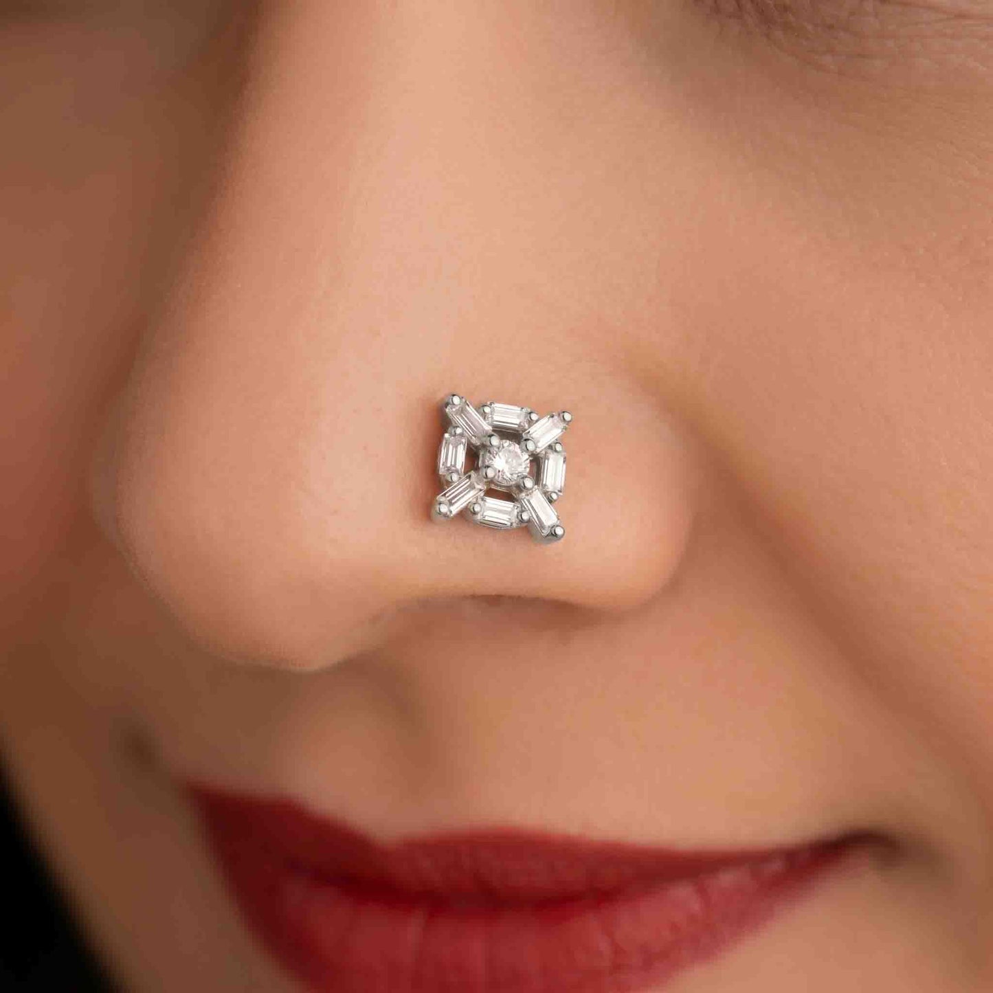 Silver Chaupar Nosepin
