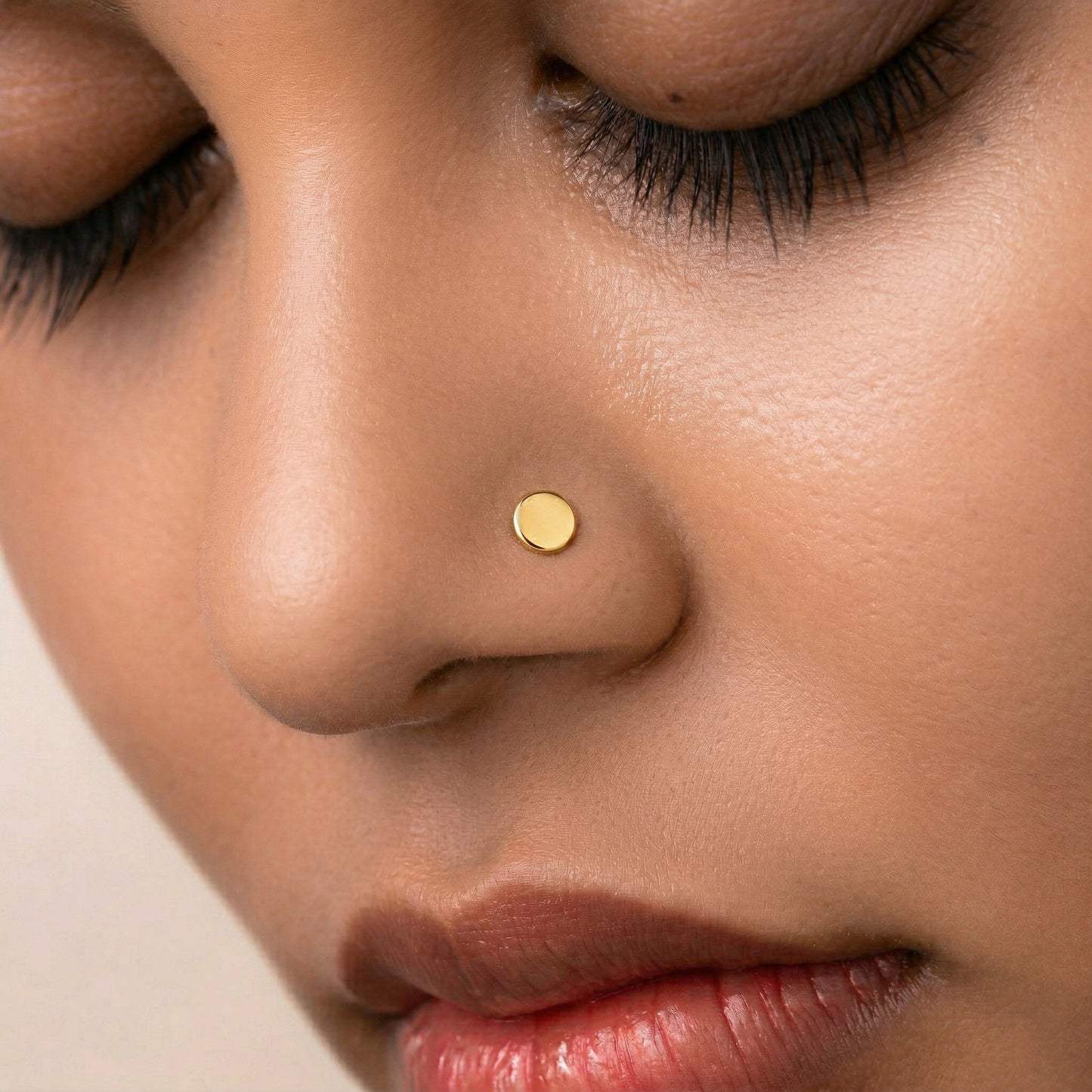 Silver Circle Nosepin