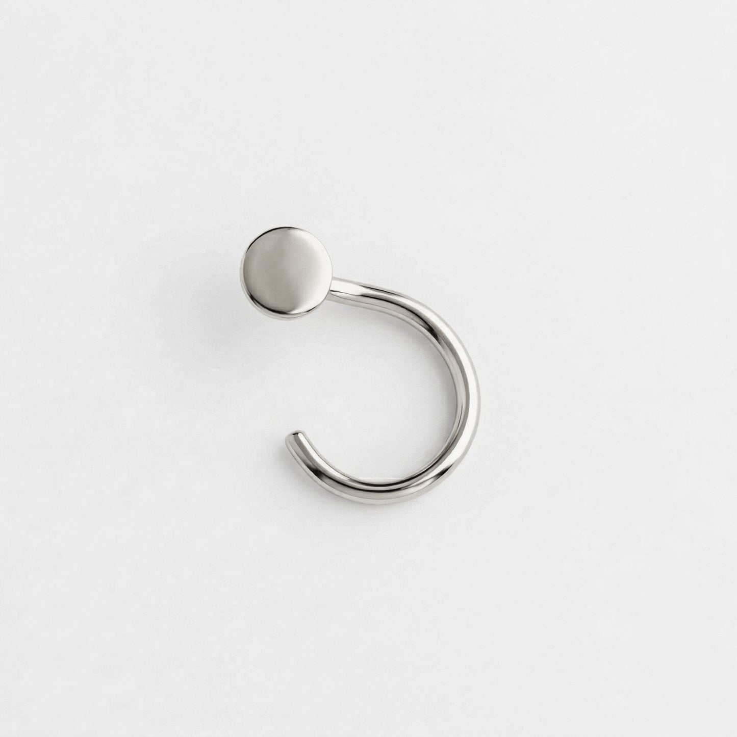 Silver Circle Nosepin