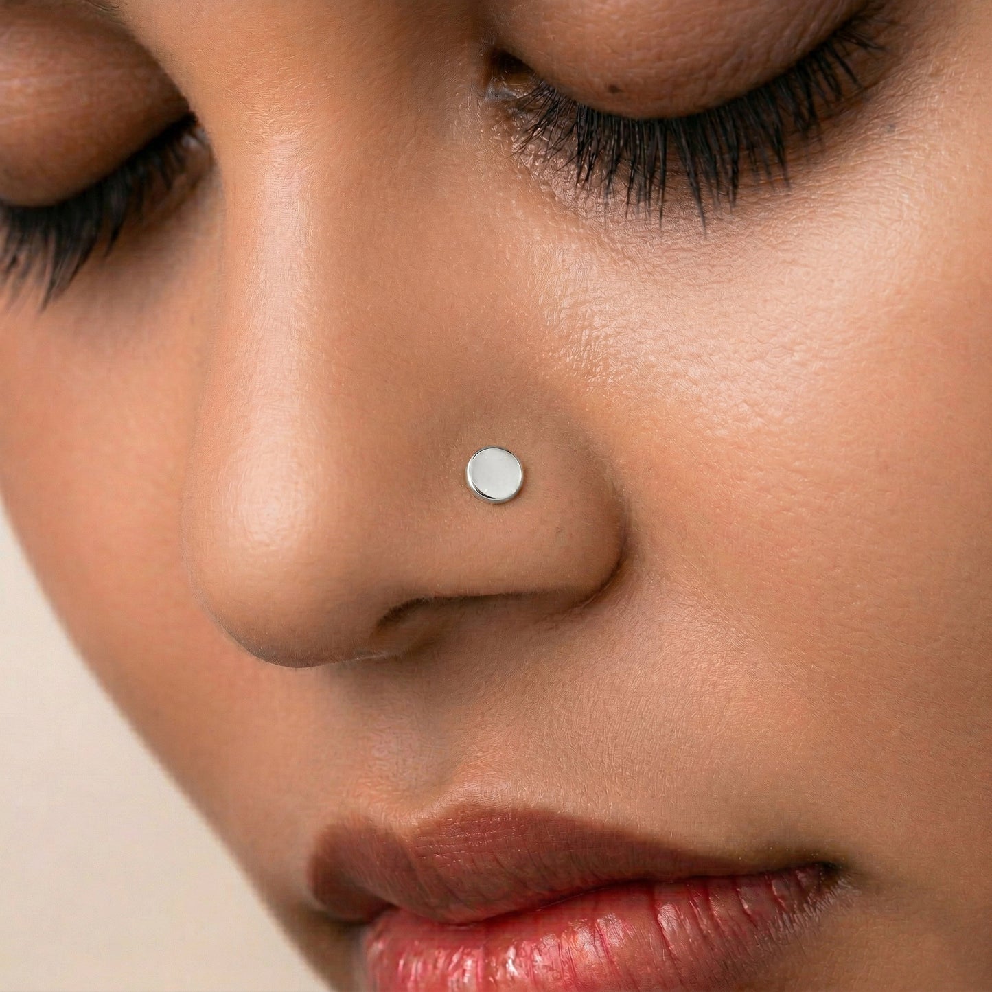 Silver Circle Nosepin