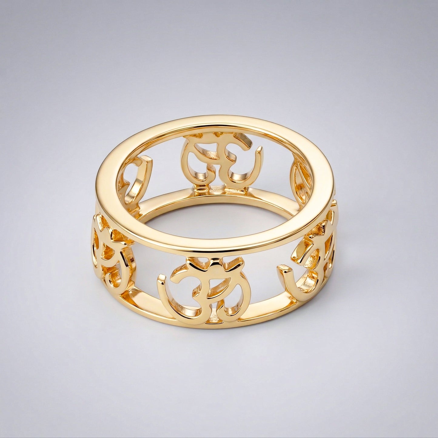 Silver Divine Om Ring
