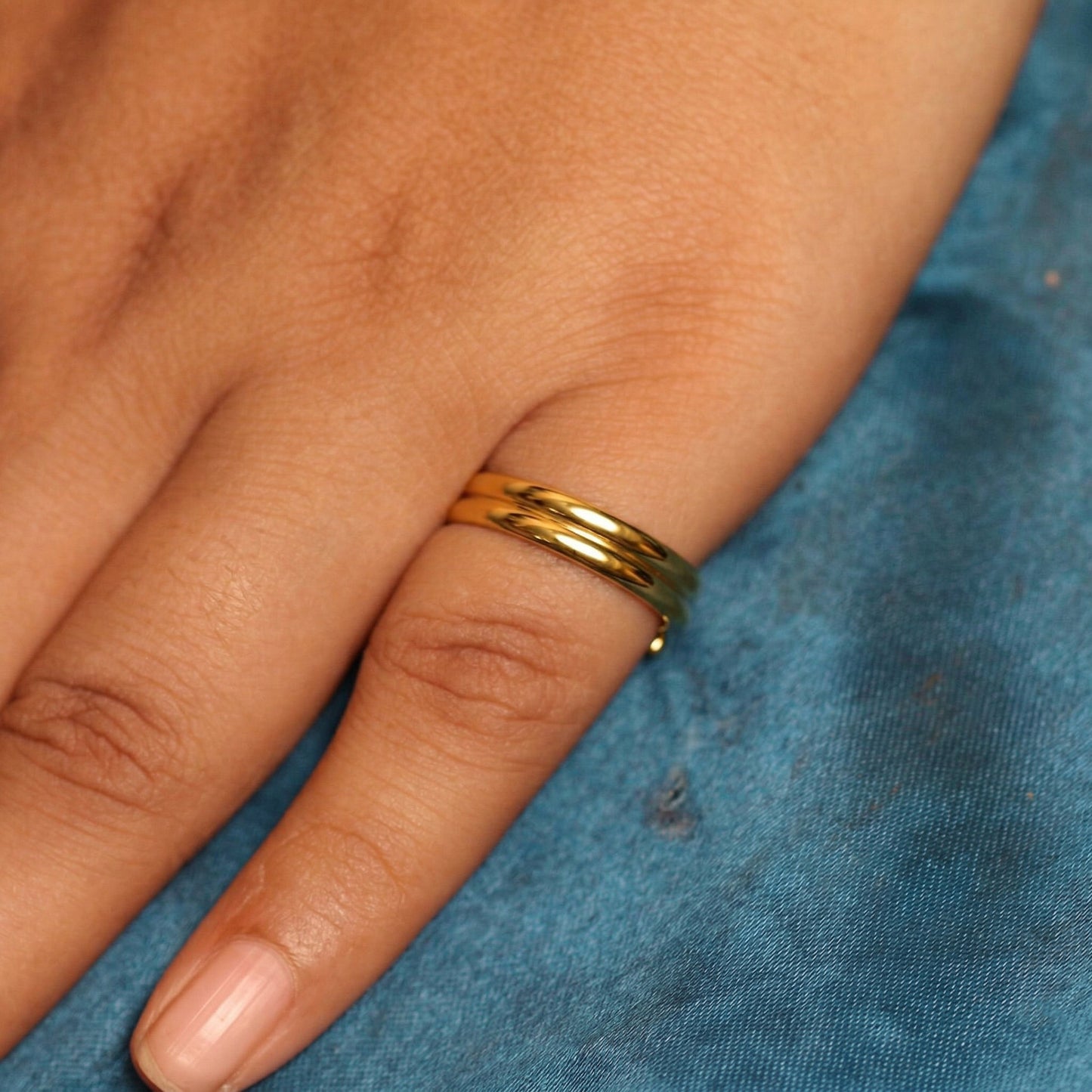 Silver Double Wrap Ring