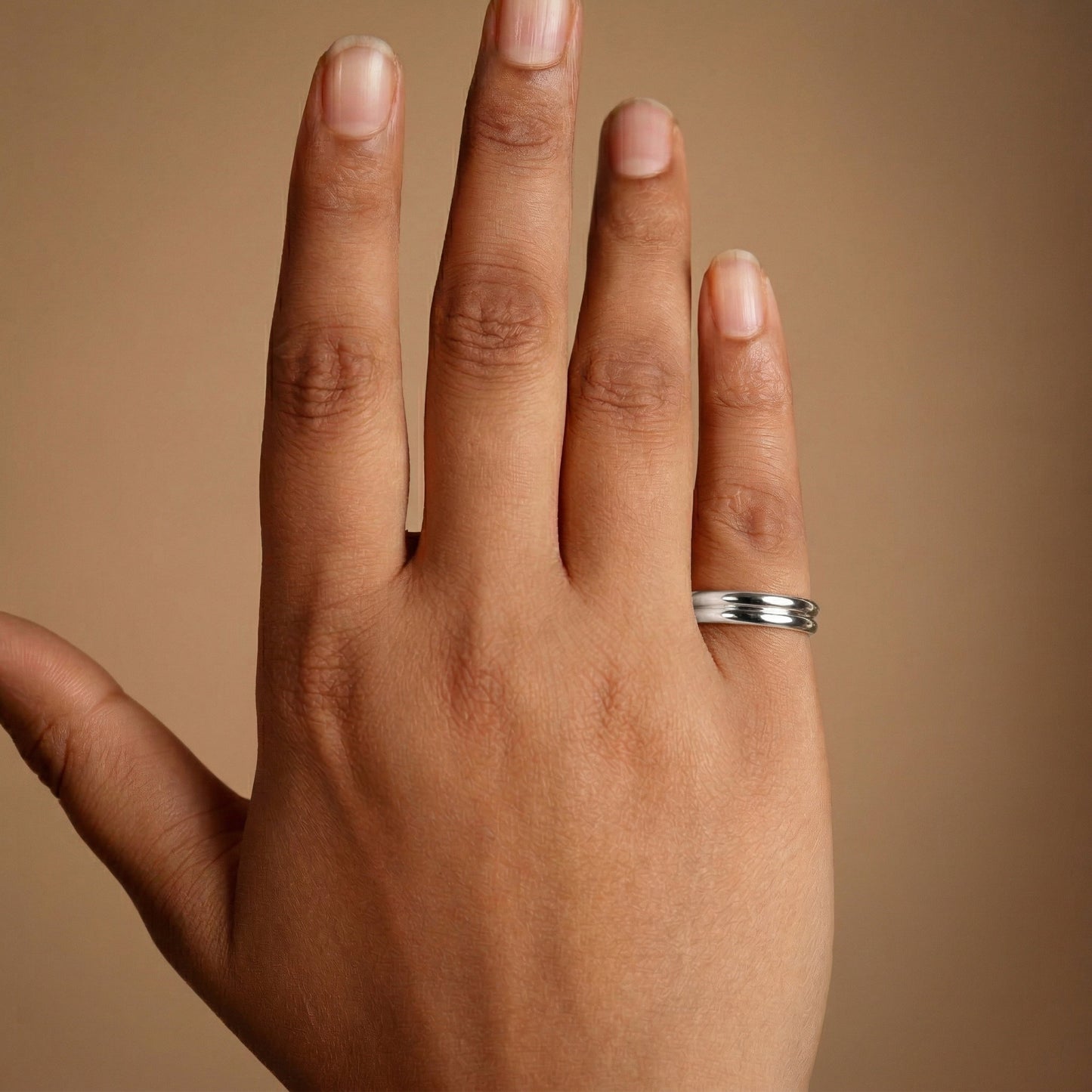 Silver Double Wrap Ring