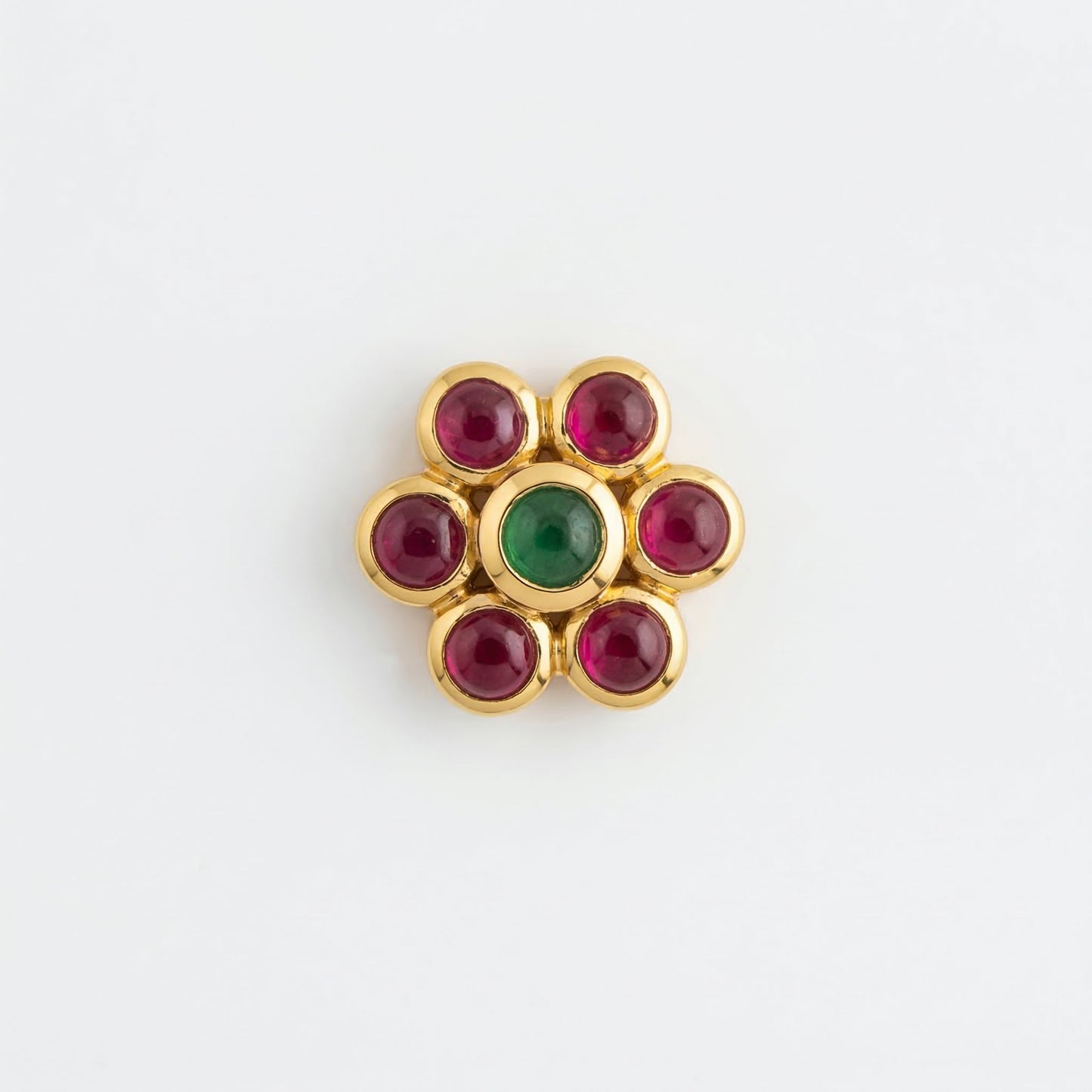 Silver Flower Cluster Nosepin