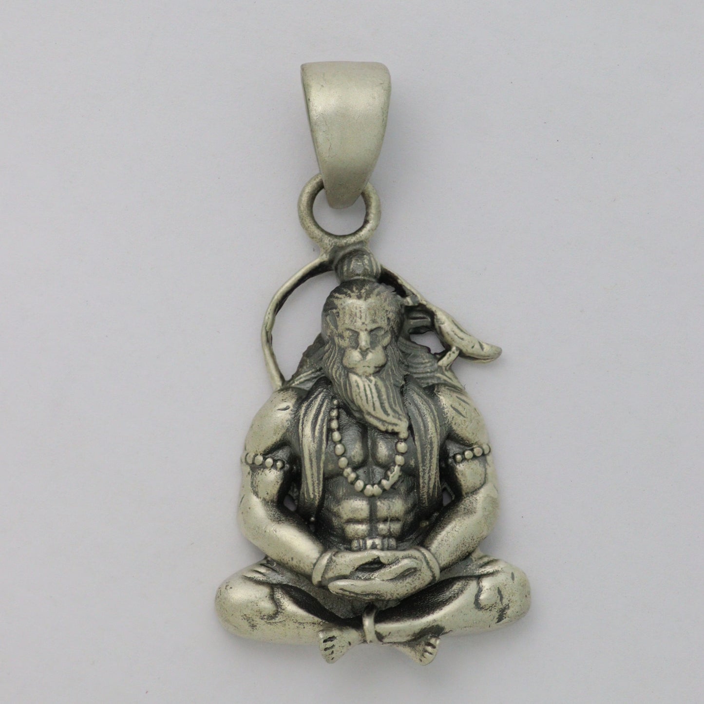 Silver Pendant Hanuman Design