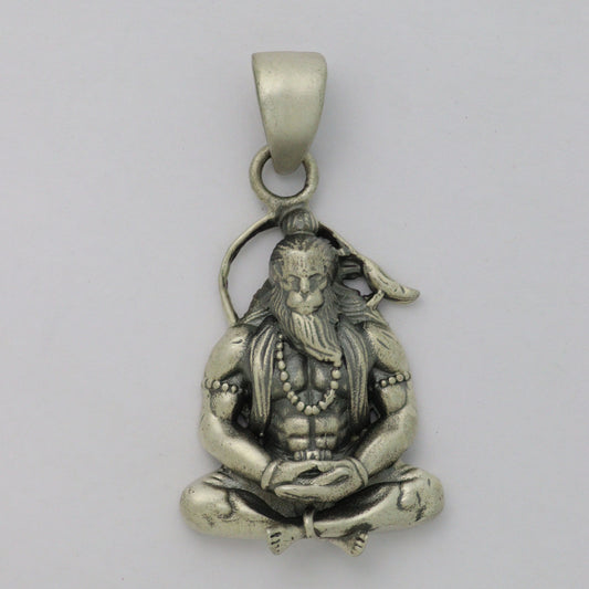Silver Pendant Hanuman Design