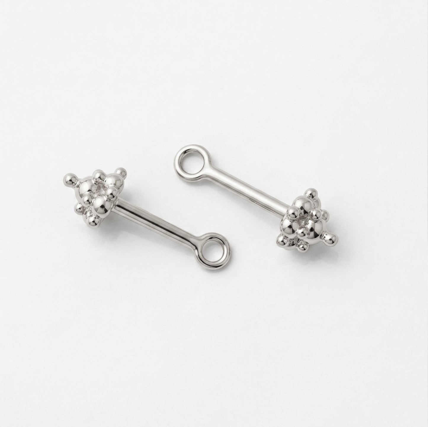 Silver Bugadi Charm Kalash Top