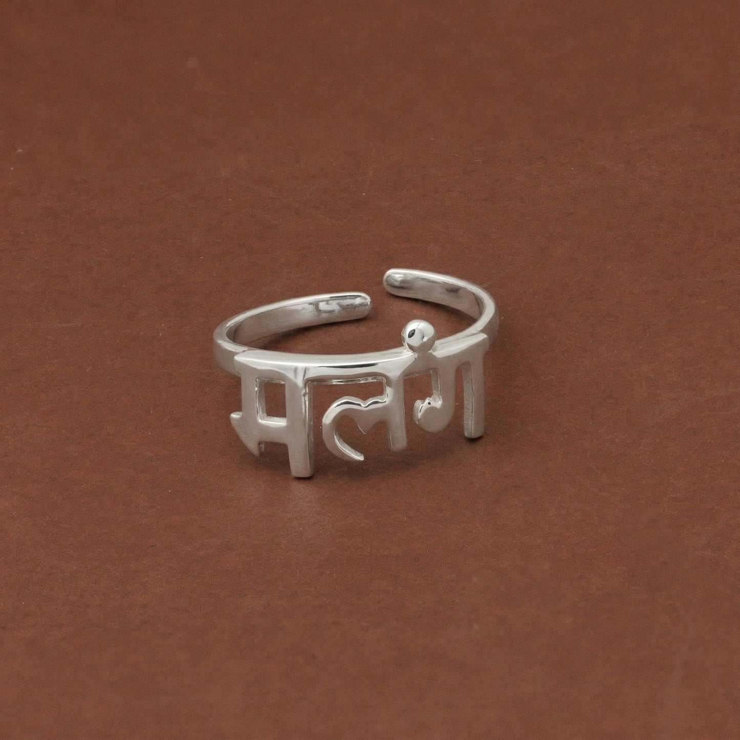 Silver Toe Ring Malang Design