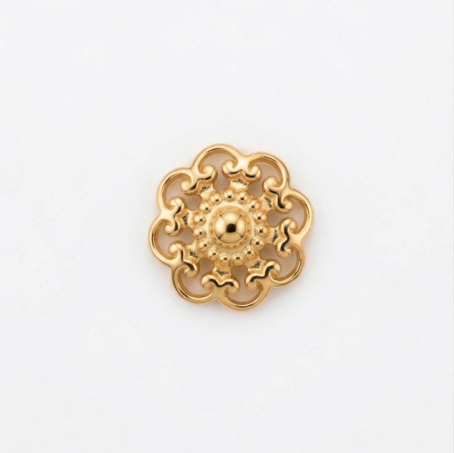 Silver Mandala Petal Nosepin