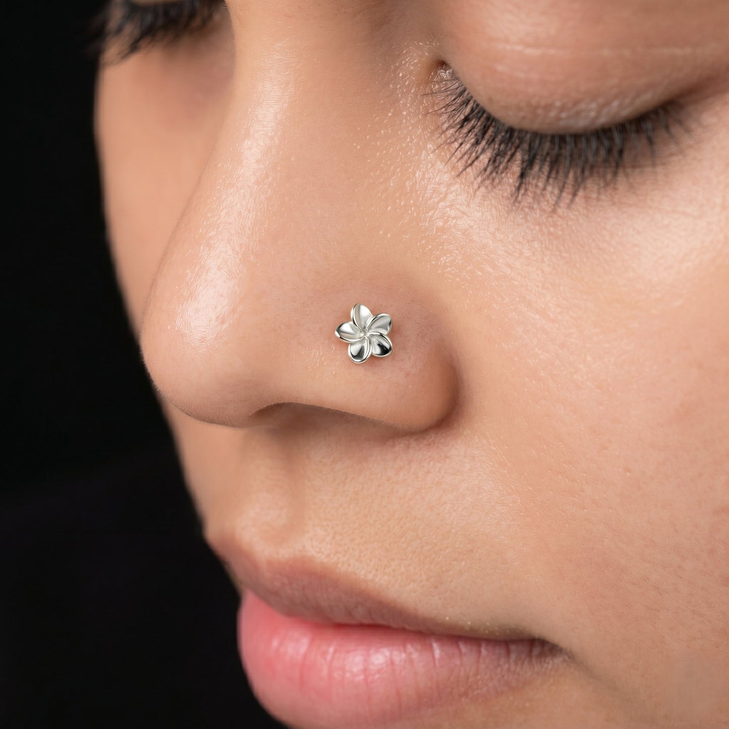 Silver Mogra Nosepin
