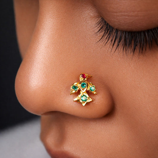 Silver Majestic Eagle Nosepin