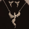 Silver Pendant Phoenix Design