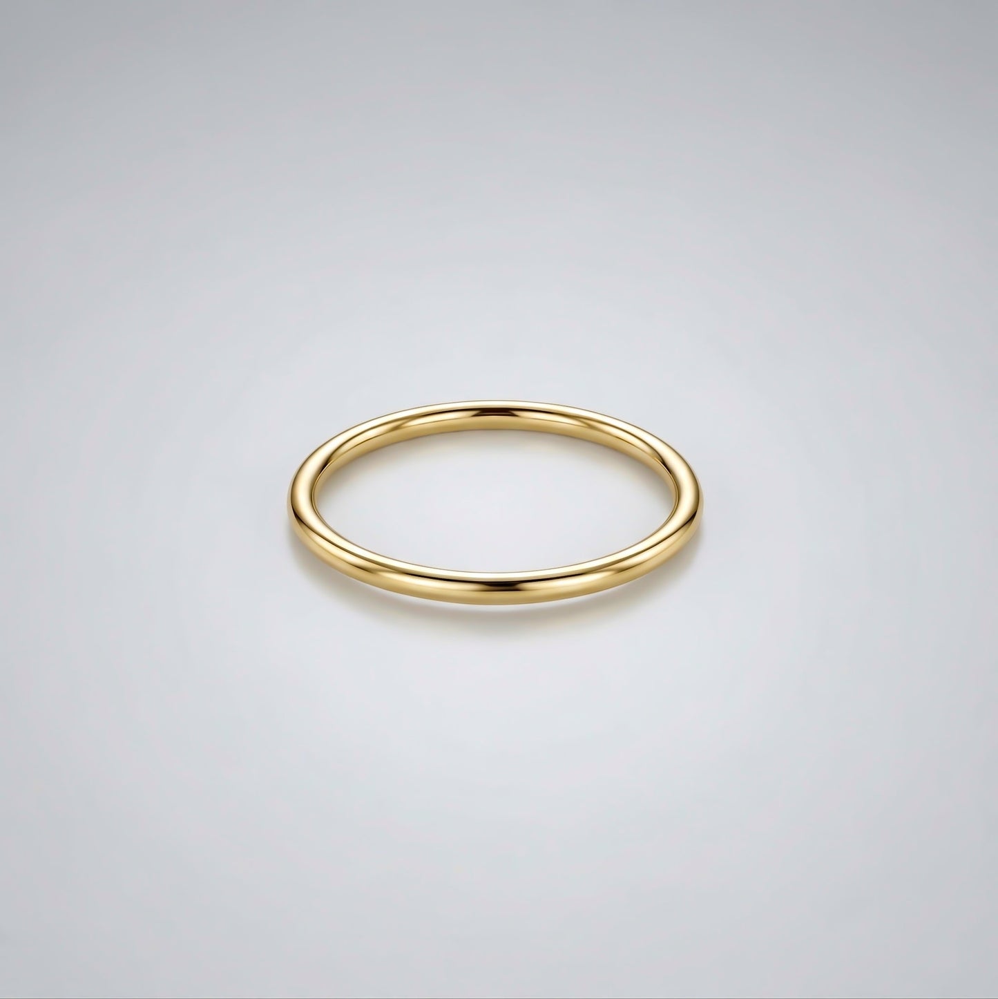 Silver Plain Round Ring
