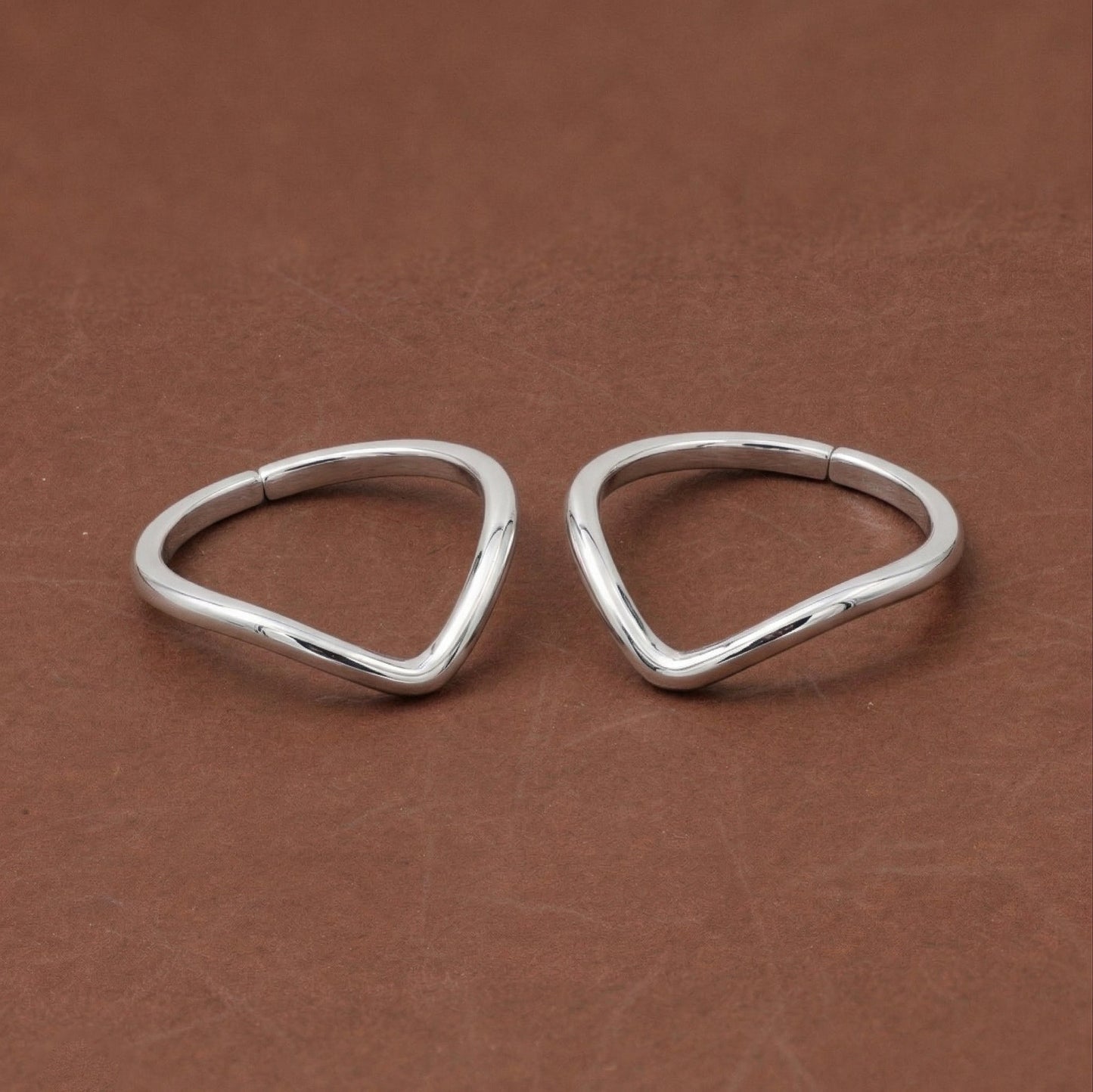 Silver Toe Ring Vanki Plain Design